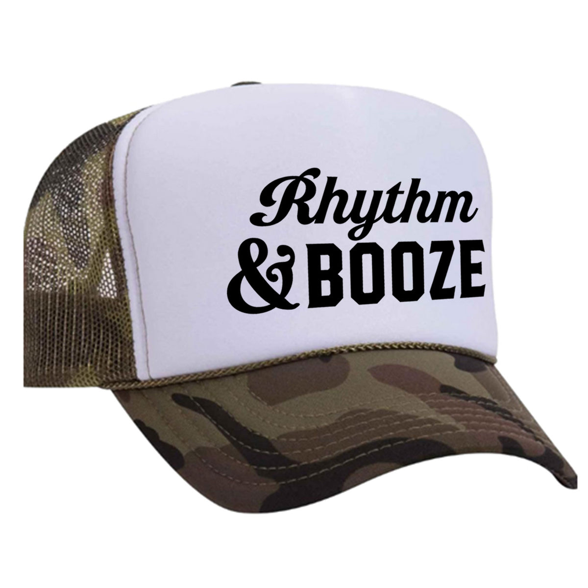 Rhythm & Booze Foam Trucker Hat