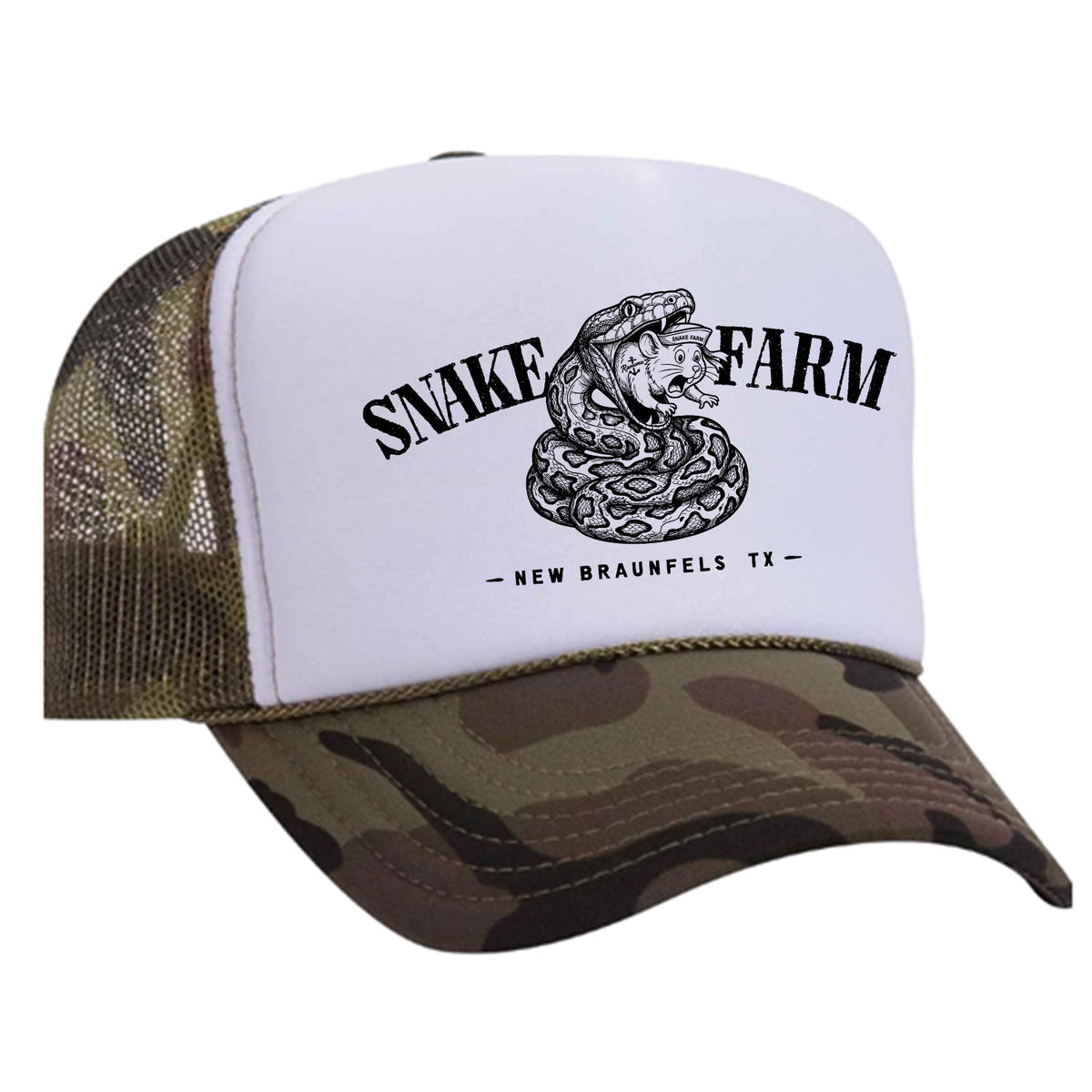 Snake Farm Feeding Time Foam Trucker Hat