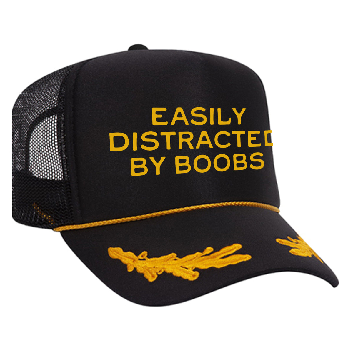 Easily Distracted By Boobs Foam Trucker Hat