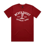 Never Shoot With Your Drinkin' Hand Premium Tee
