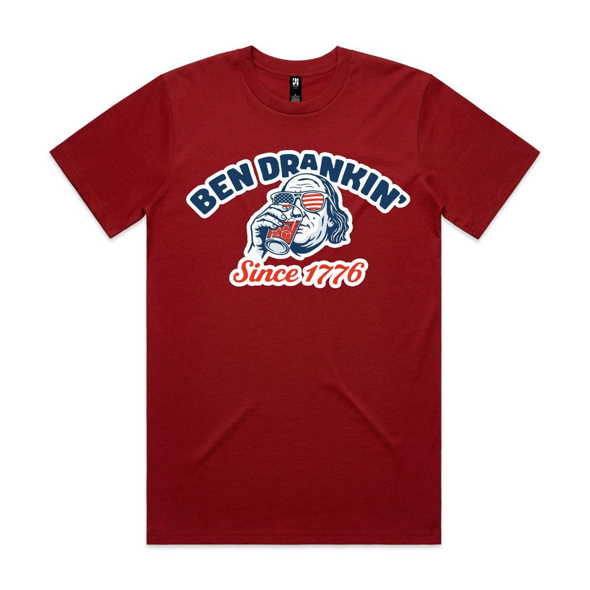 Ben Drankin' Premium Tee - Cardinal