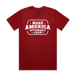 Make America Affordable Again Premium Tee - Cardinal
