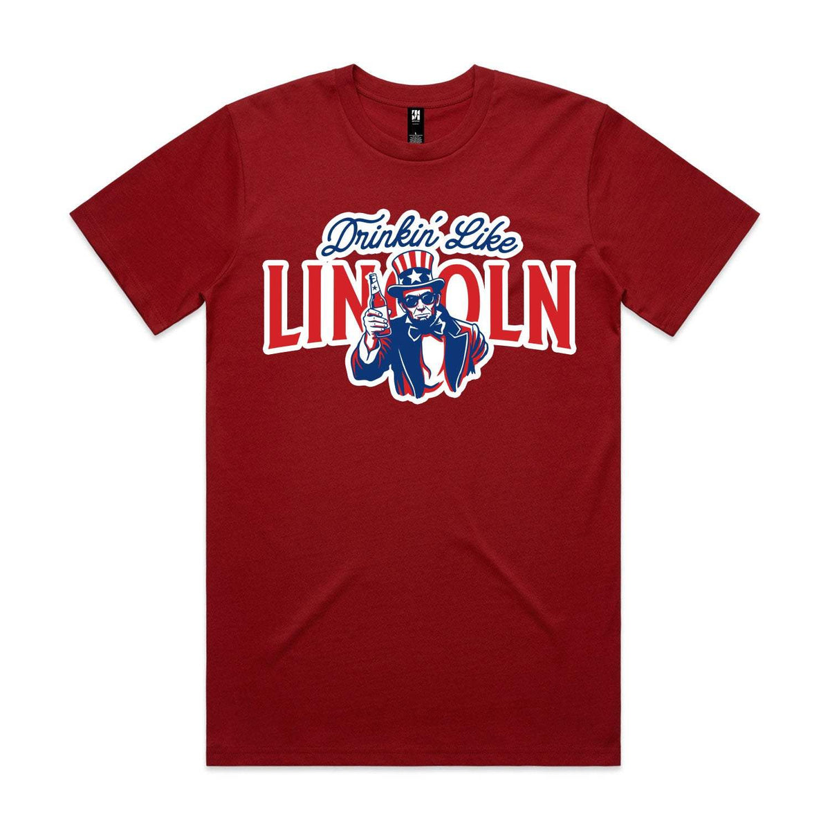 Drinkin' Like Lincoln Premium Tee - Cardinal