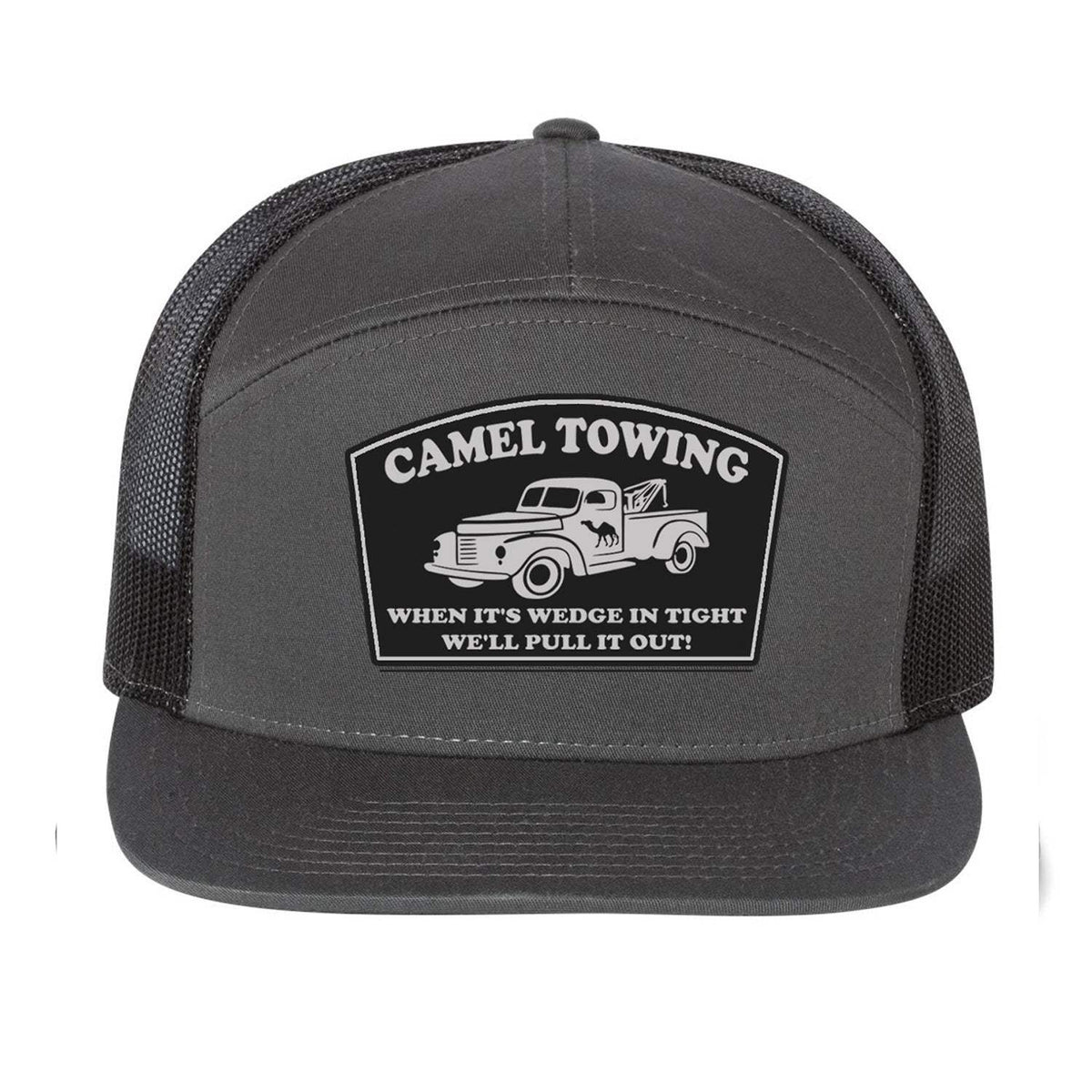 Camel Towing 7 Panel Hat - Charcoal / Black