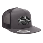 Time Out Gentleman's Club Flat Bill Trucker Hat