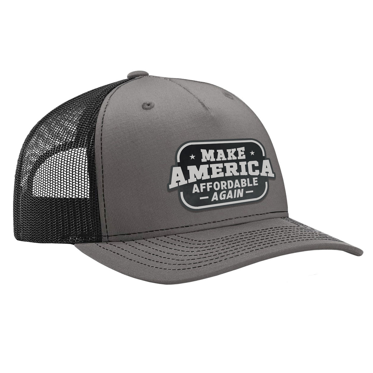 Make America Affordable Again Classic Trucker Hat - Charcoal / Black