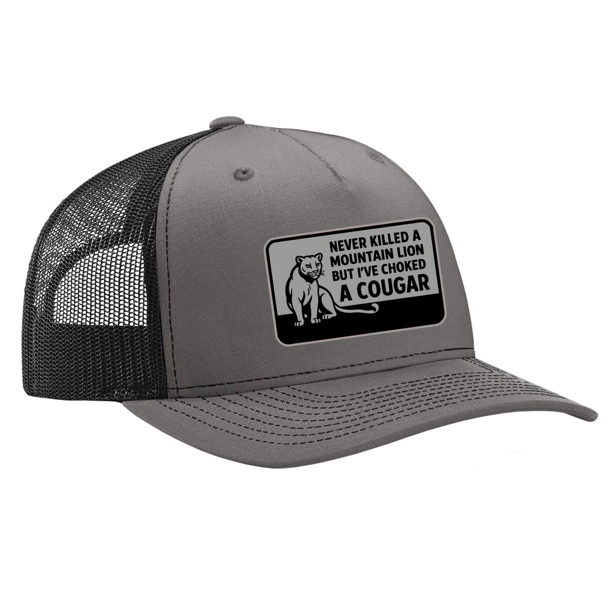 Choked A Cougar Classic Trucker Hat
