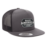 Make America Affordable Again Flat Bill Hat - Charcoal / Black