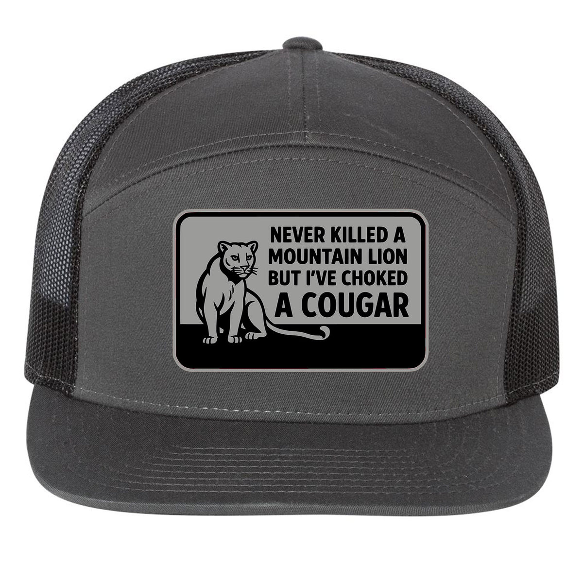Choked A Cougar 7 Panel Hat