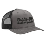 Daddy Needs A Cig Embroidered Trucker Hat