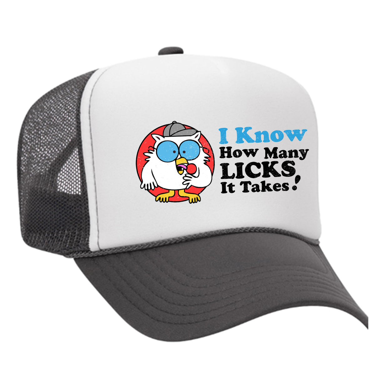 How Many Licks Foam Trucker Hat