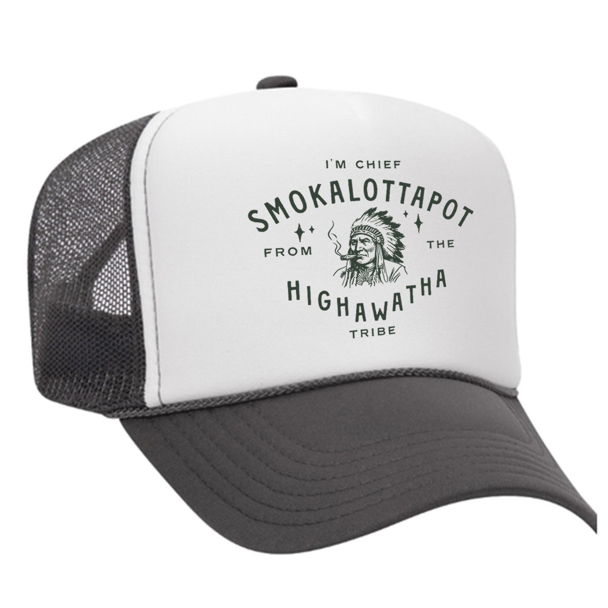 Chief Smokalottapot Foam Trucker Hat