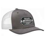 Make America Affordable Again Classic Trucker Hat - Charcoal / White