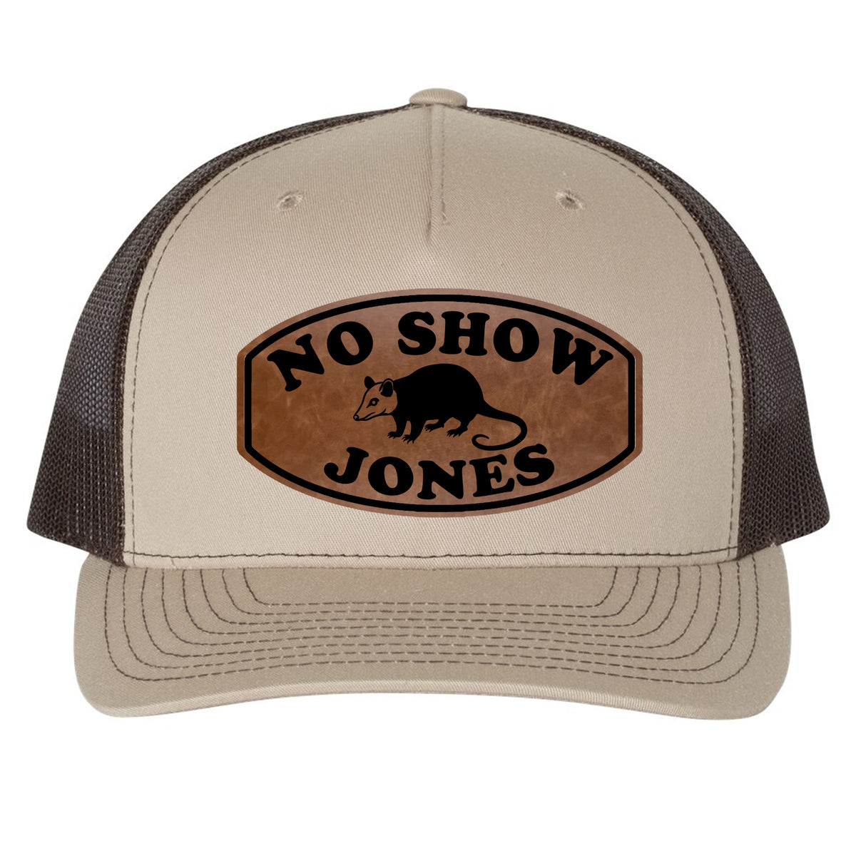No Show Jones Leather Patch Hat