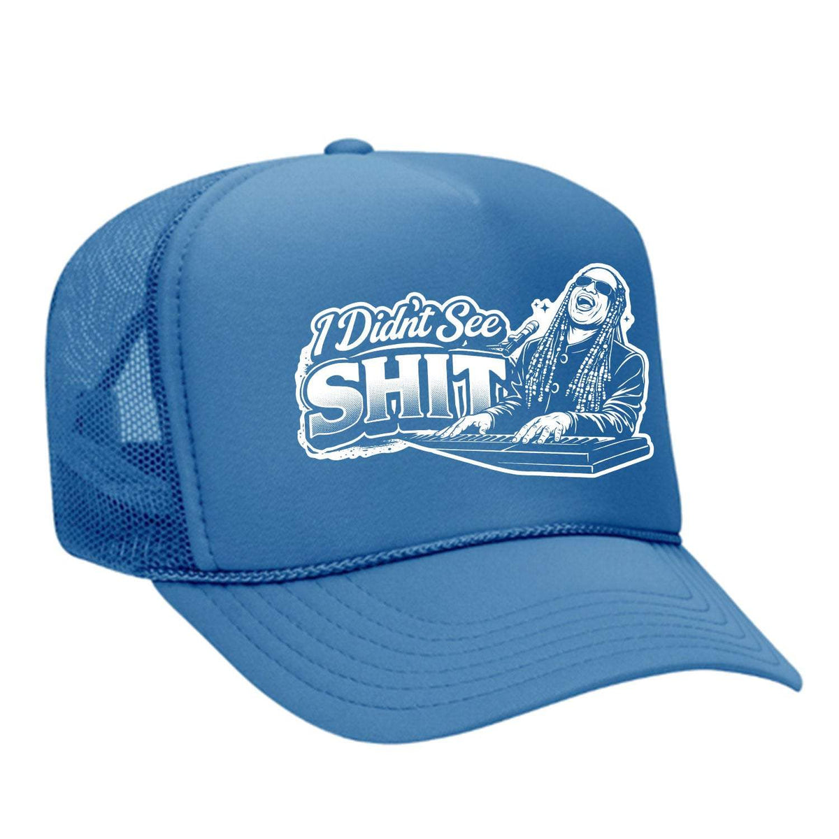 I Didn't See Sh!t Foam Trucker Hat - Colorado / Blue
