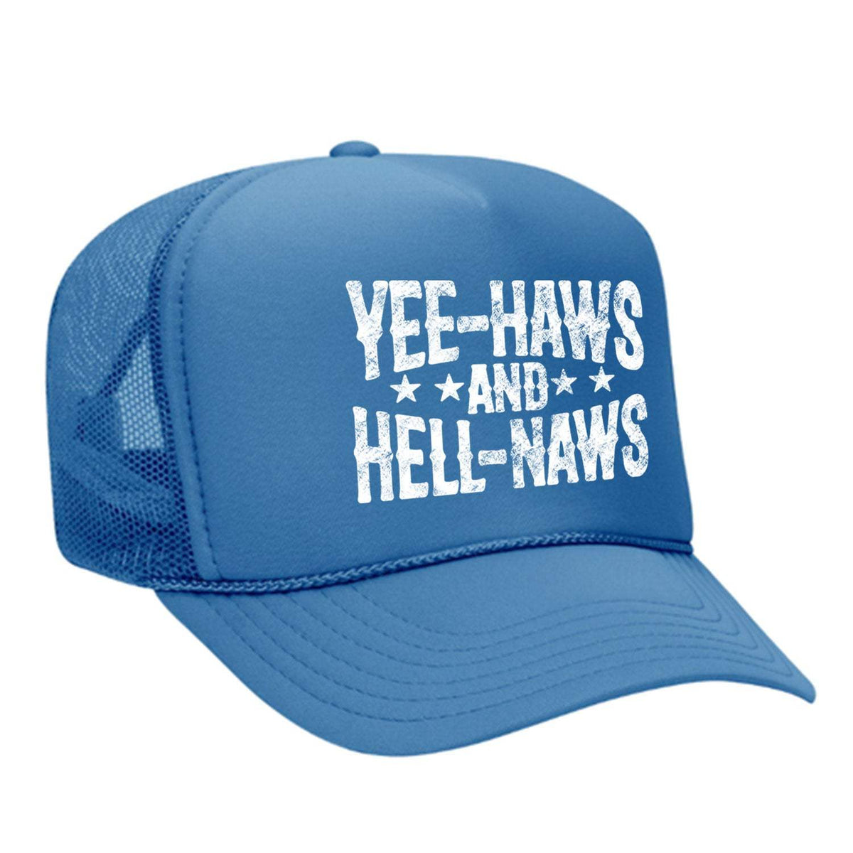 Yee-Haws & Hell-Naws Foam Trucker Hat - Colorado / Blue