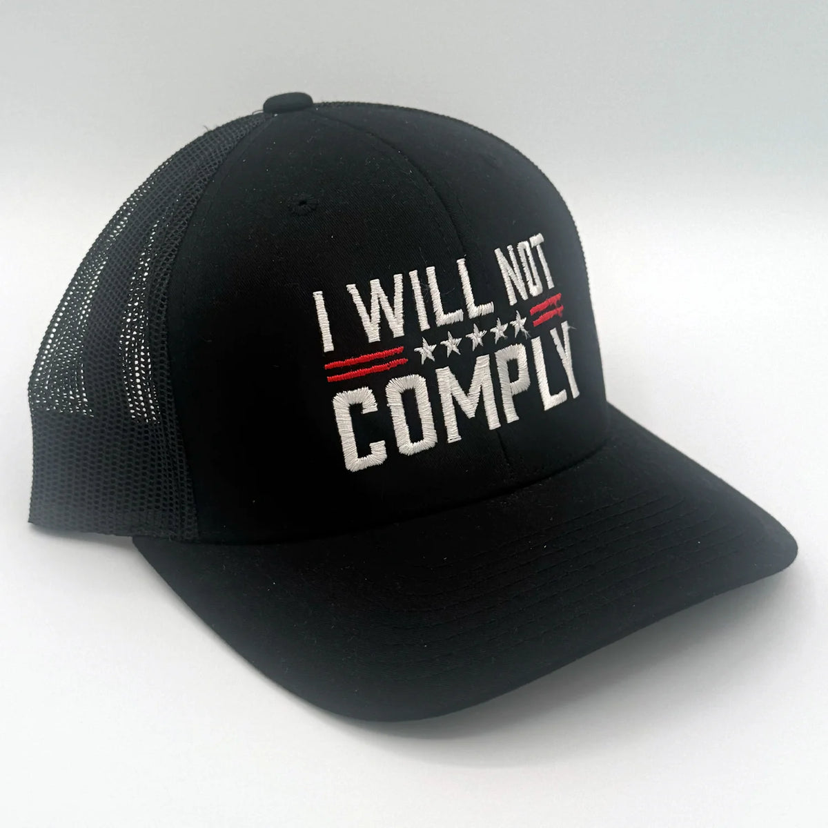 I Will Not Comply Embroidered Hat