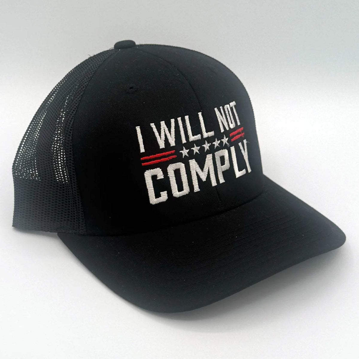 I Will Not Comply Embroidered Hat