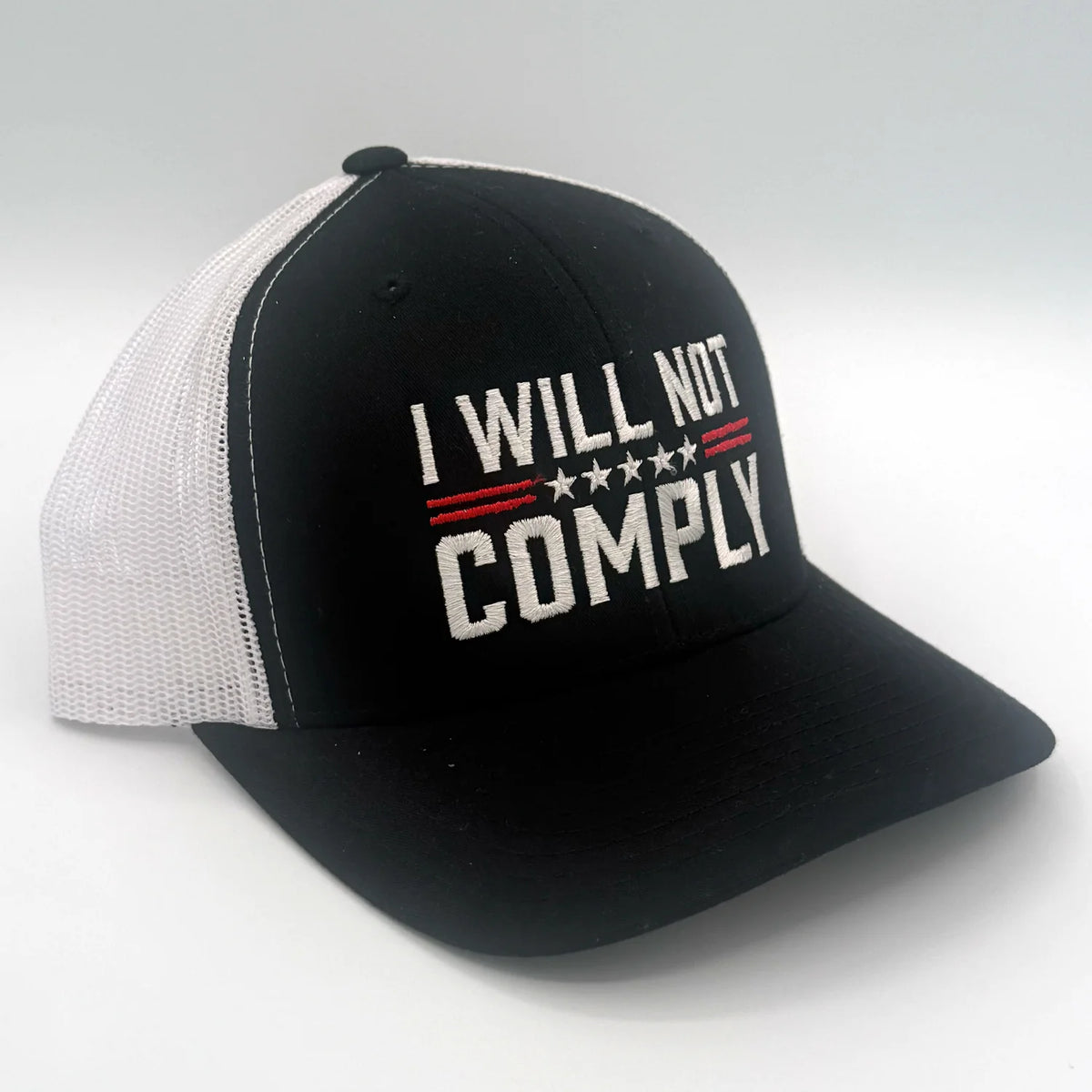 I Will Not Comply Embroidered Hat