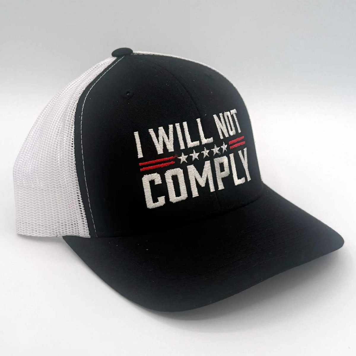 I Will Not Comply Embroidered Hat
