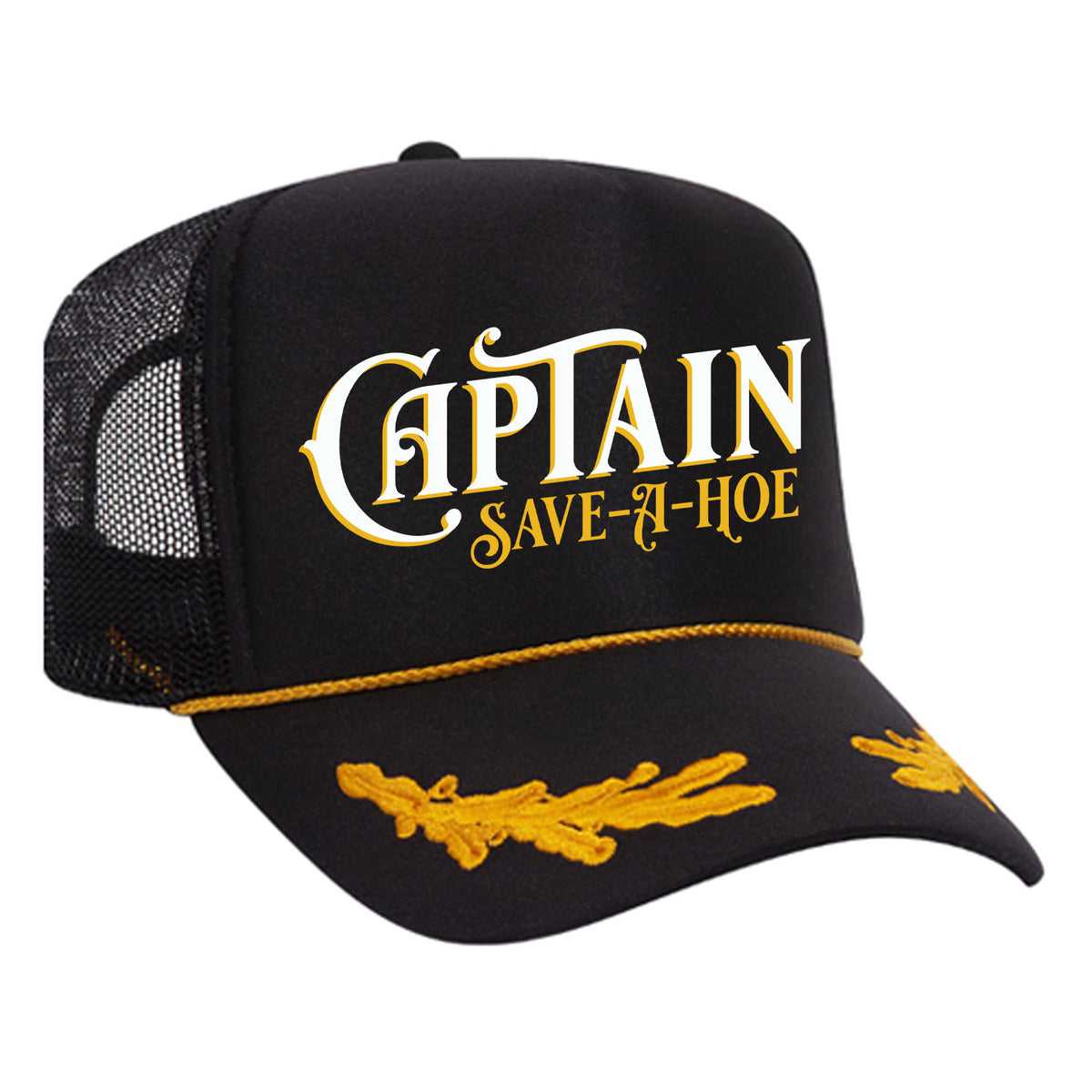 Captain Save-A-Hoe Foam Trucker Hat
