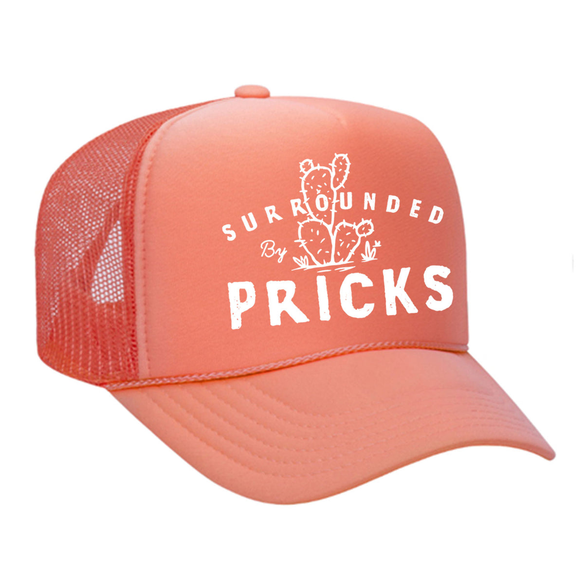 Surrounded By Pricks Foam Trucker Hat