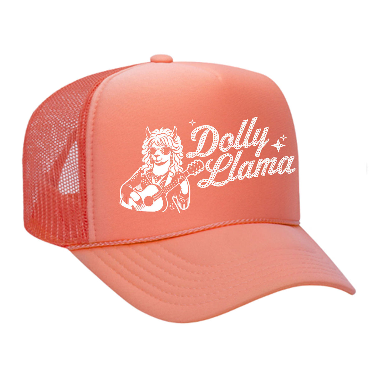Dolly Llama Foam Trucker Hat