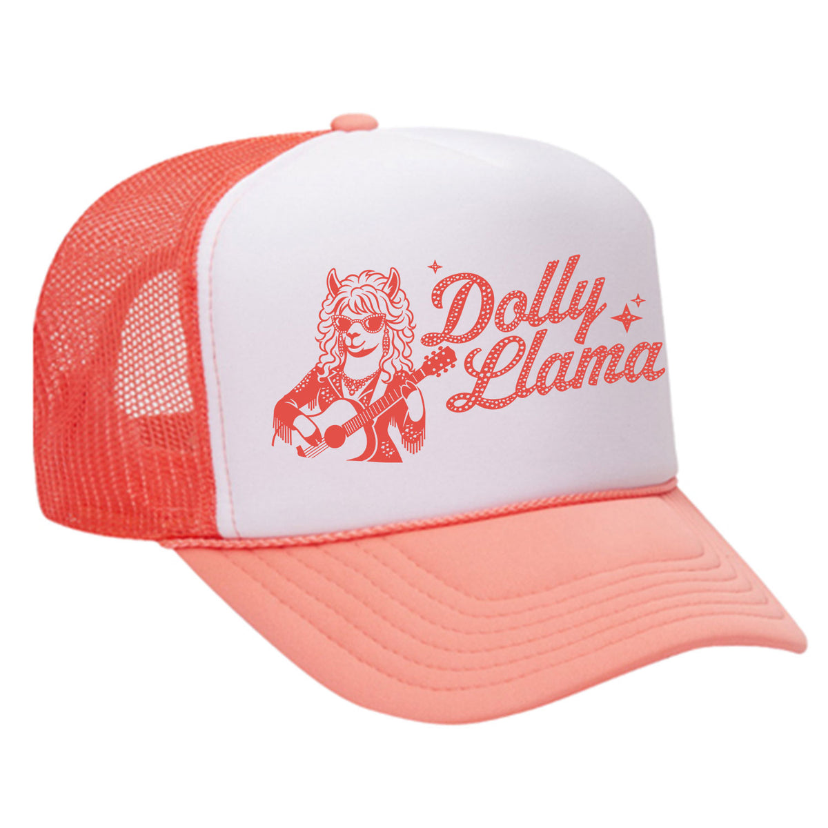Dolly Llama Foam Trucker Hat