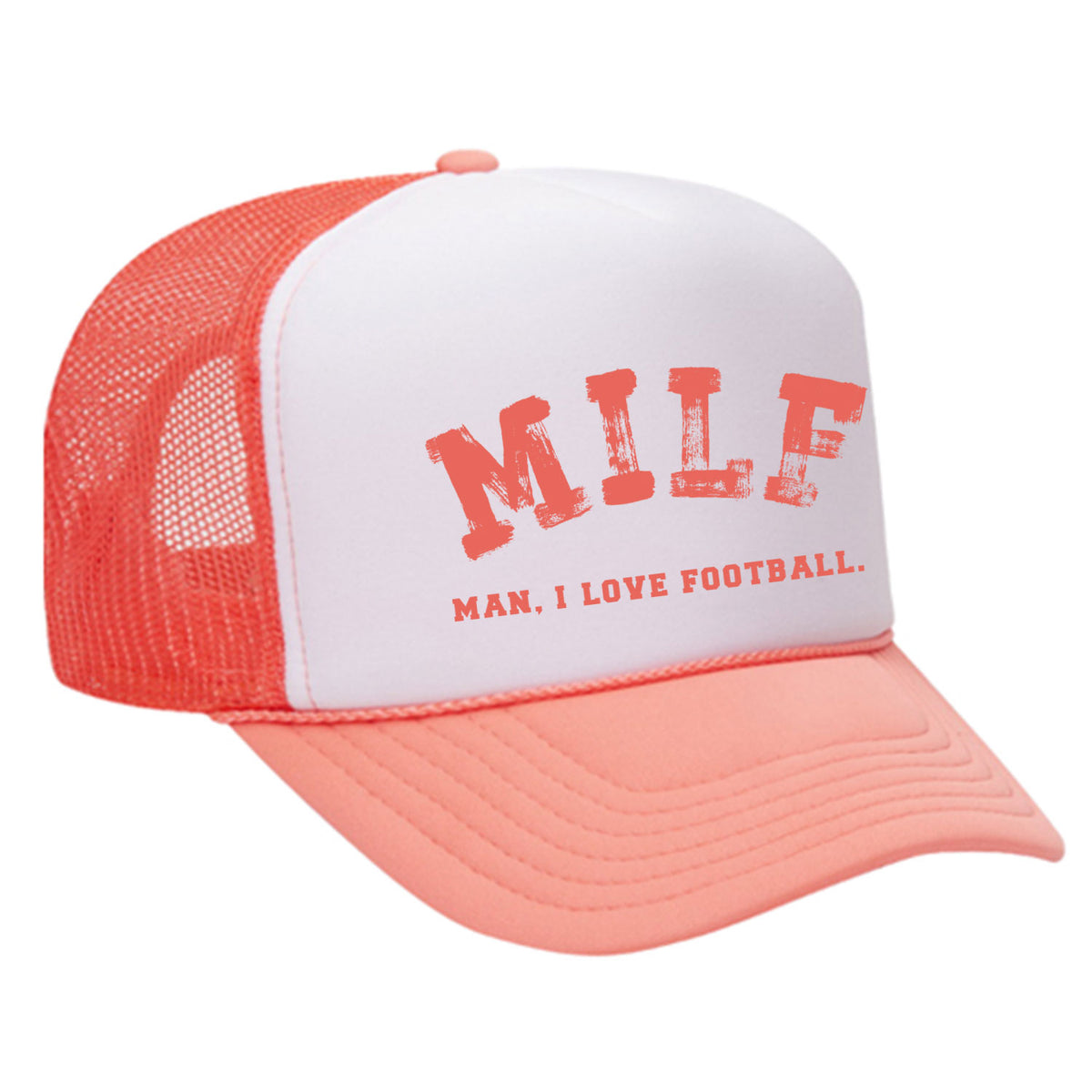 Man, I Love Football Foam Trucker Hat