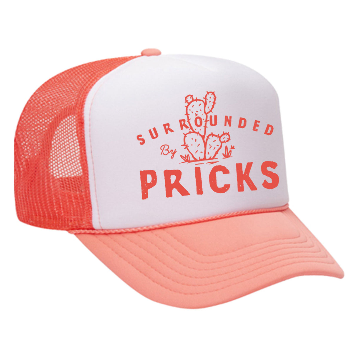 Surrounded By Pricks Foam Trucker Hat