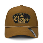 I Like My Cooter Tight Performance Leather Patch Hat