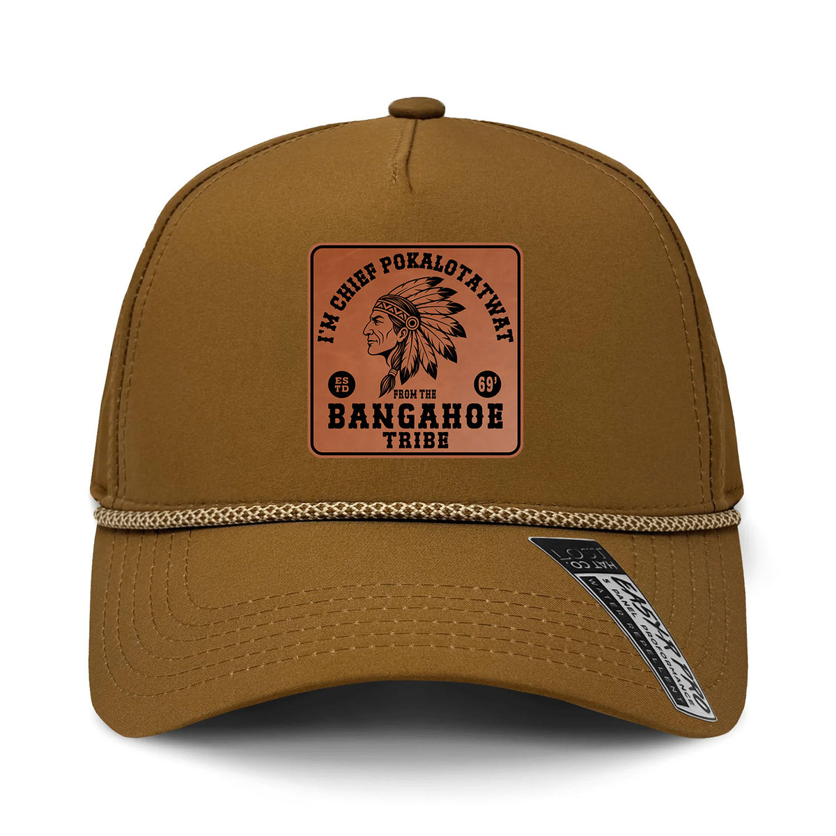 Chief Pokalotatwat Performance Leather Patch Hat