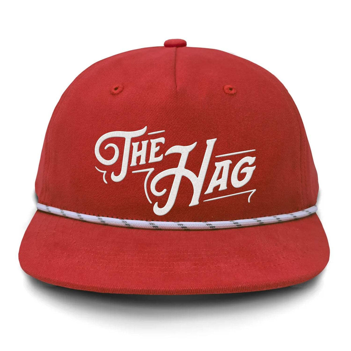The Hag Embroidered Rope Hat - Crawfish