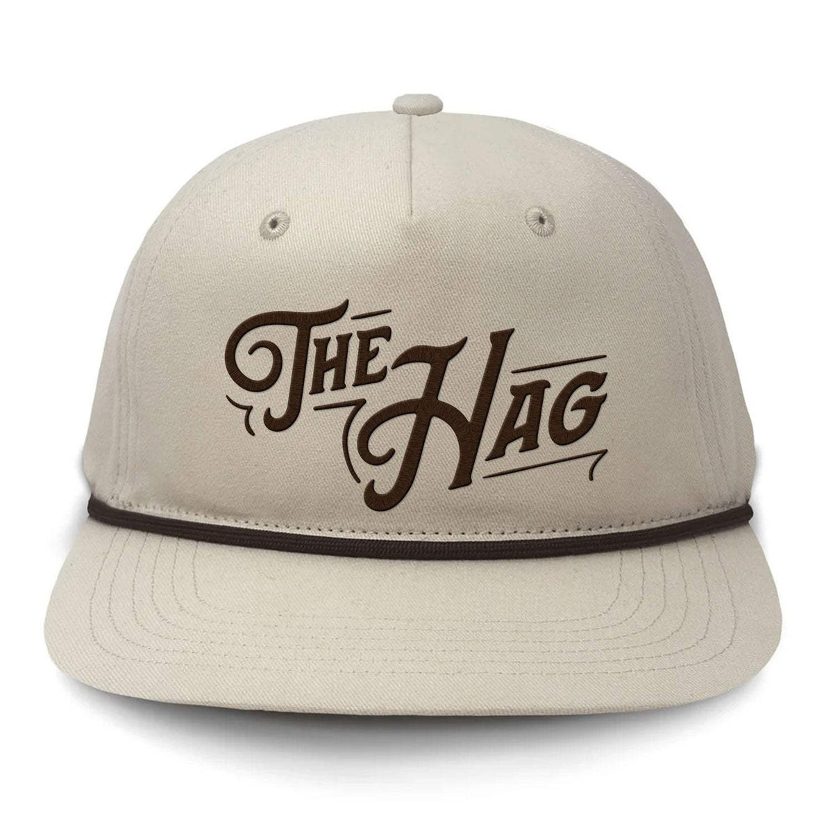 The Hag Embroidered Rope Hat - Cream