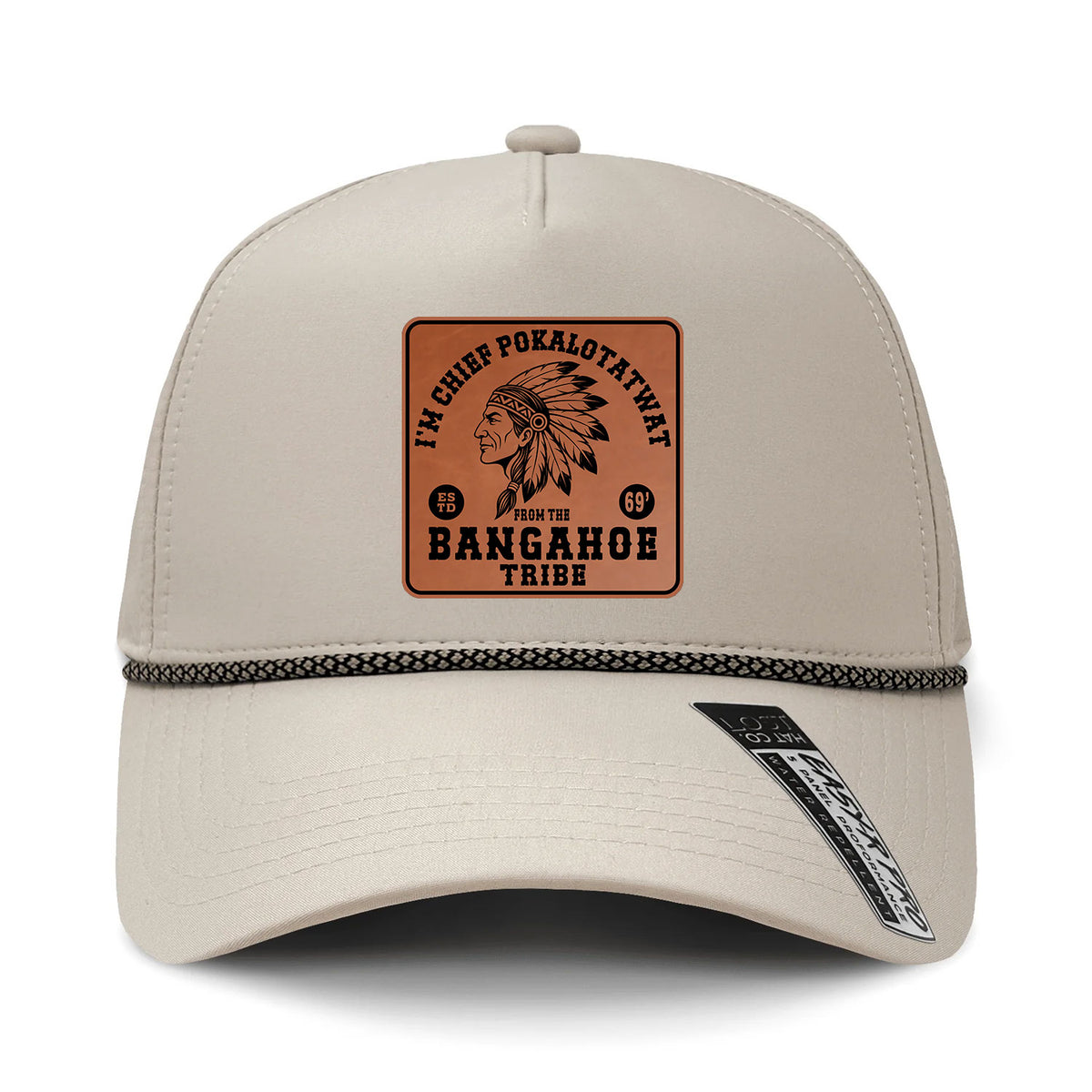 Chief Pokalotatwat Performance Leather Patch Hat