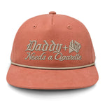 Daddy Needs A Cig Embroidered Flat Bill Hat