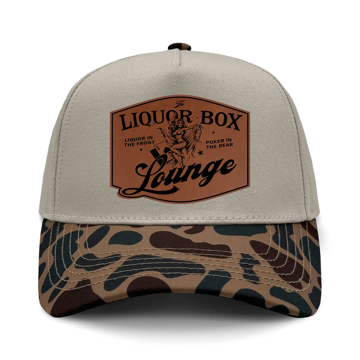 The Liquor Box Lounge Hybrid Camo Hat