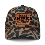 Make America Affordable Again Performance Leather Patch Hat - Delta