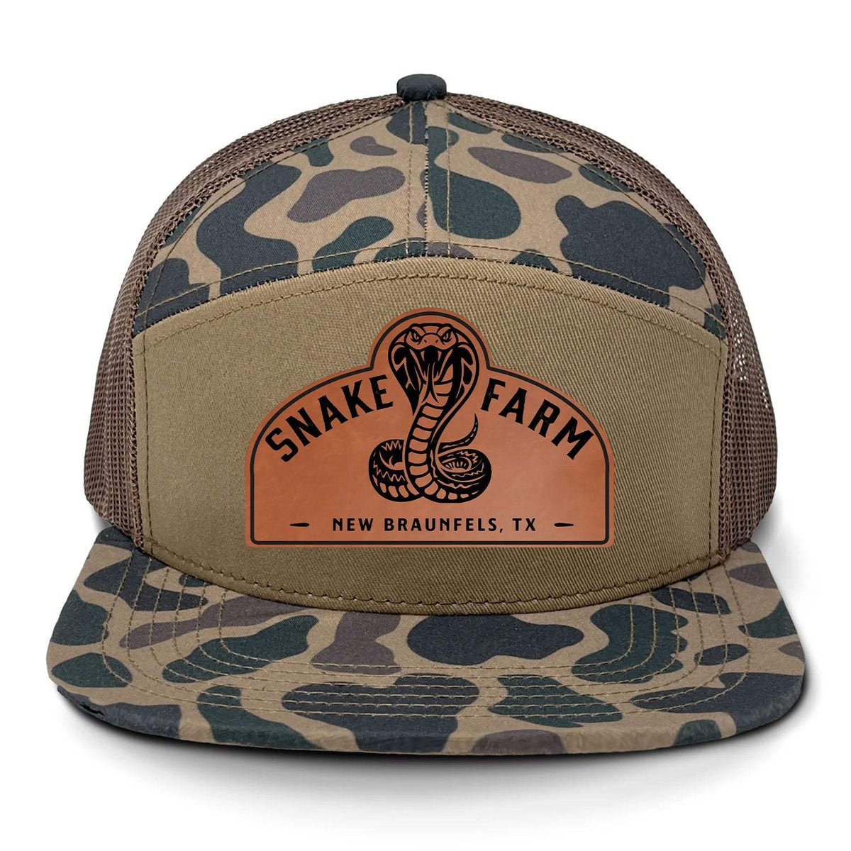 Snake Farm 7 Panel Hat - Delta