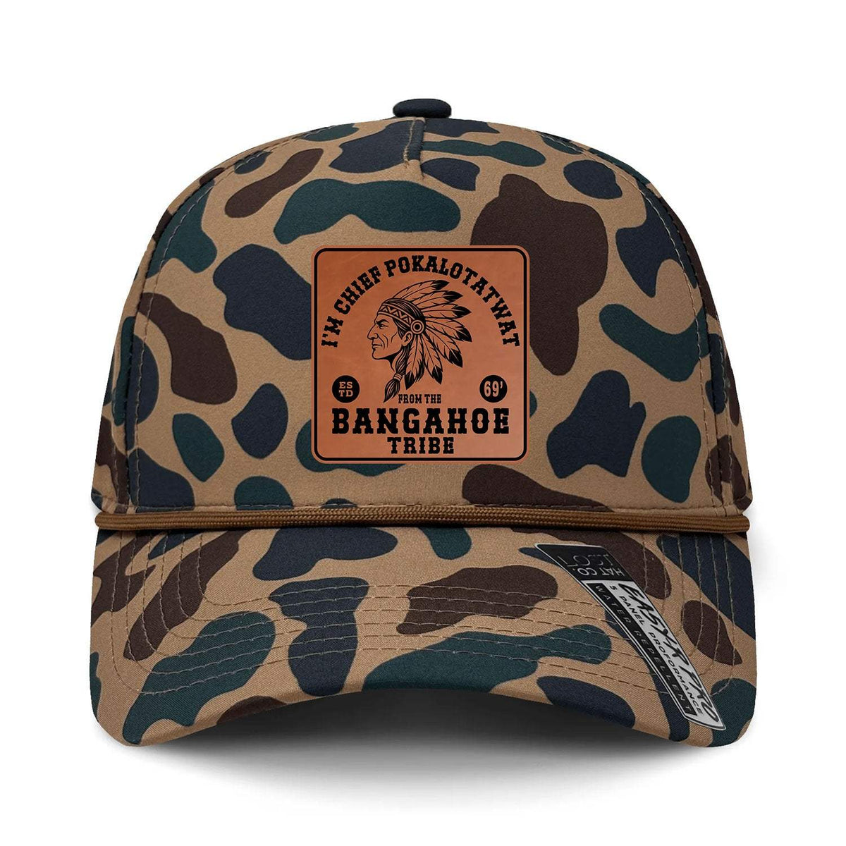 Chief Pokalotatwat Performance Leather Patch Hat - Delta
