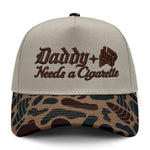 Daddy Needs A Cig Embroidered Camo Hat