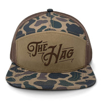 The Hag 7 Panel Embroidered Hat - Delta