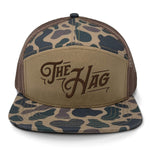 The Hag 7 Panel Embroidered Hat - Delta