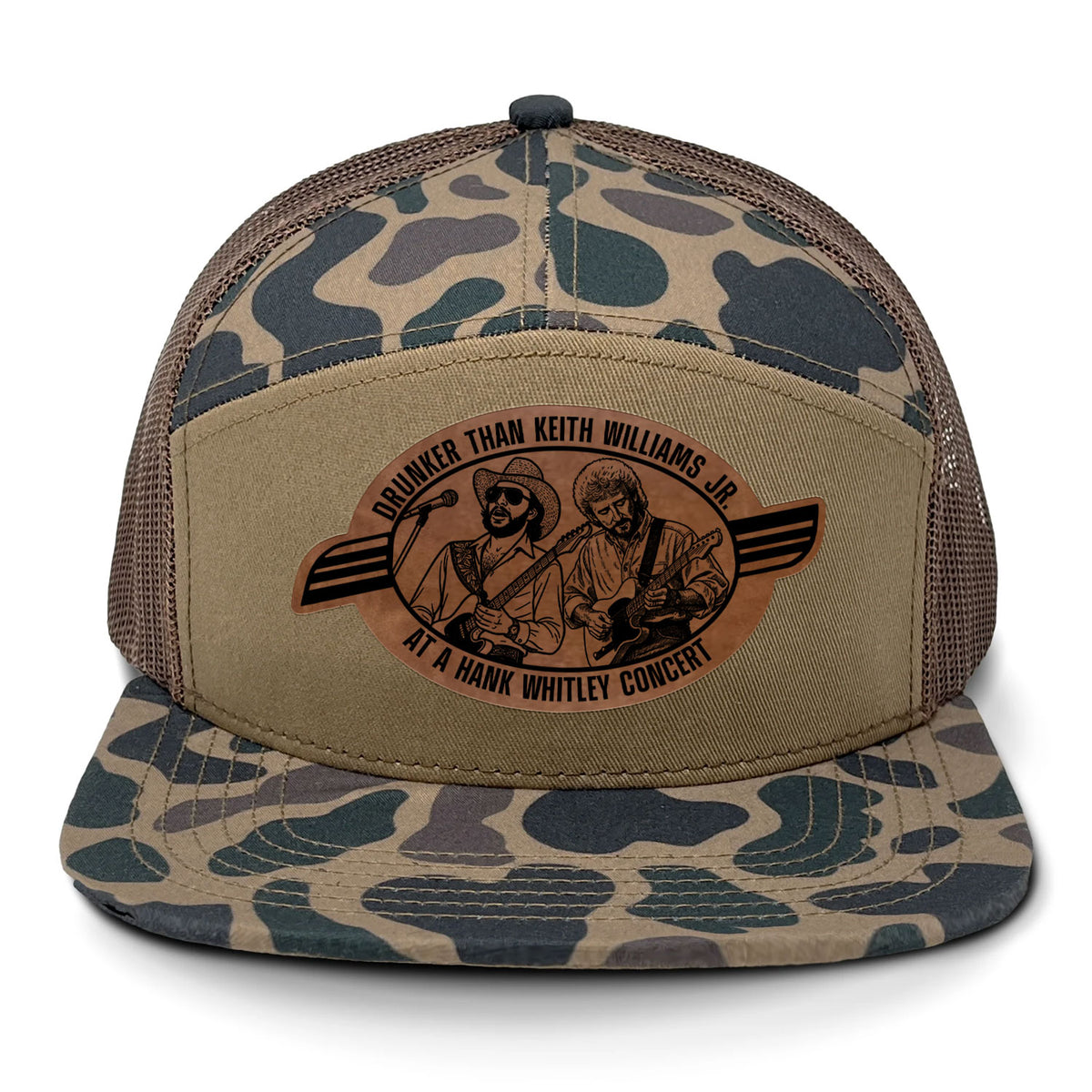 Hank Whitley 7 Panel Hat