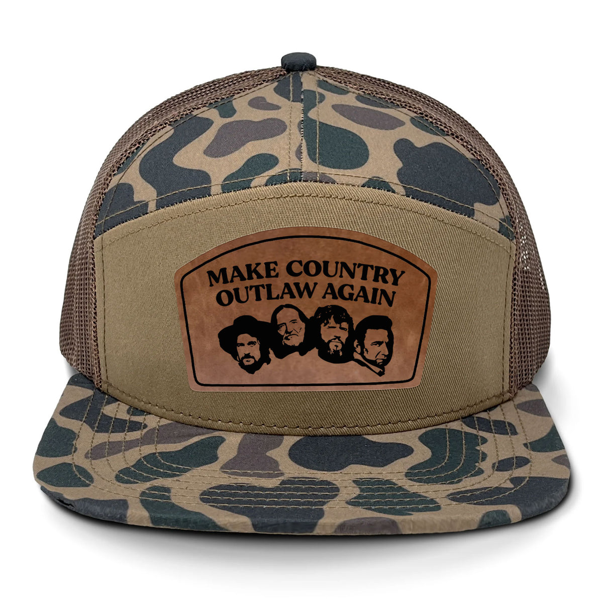 Make Country Outlaw Again 7 Panel Hat