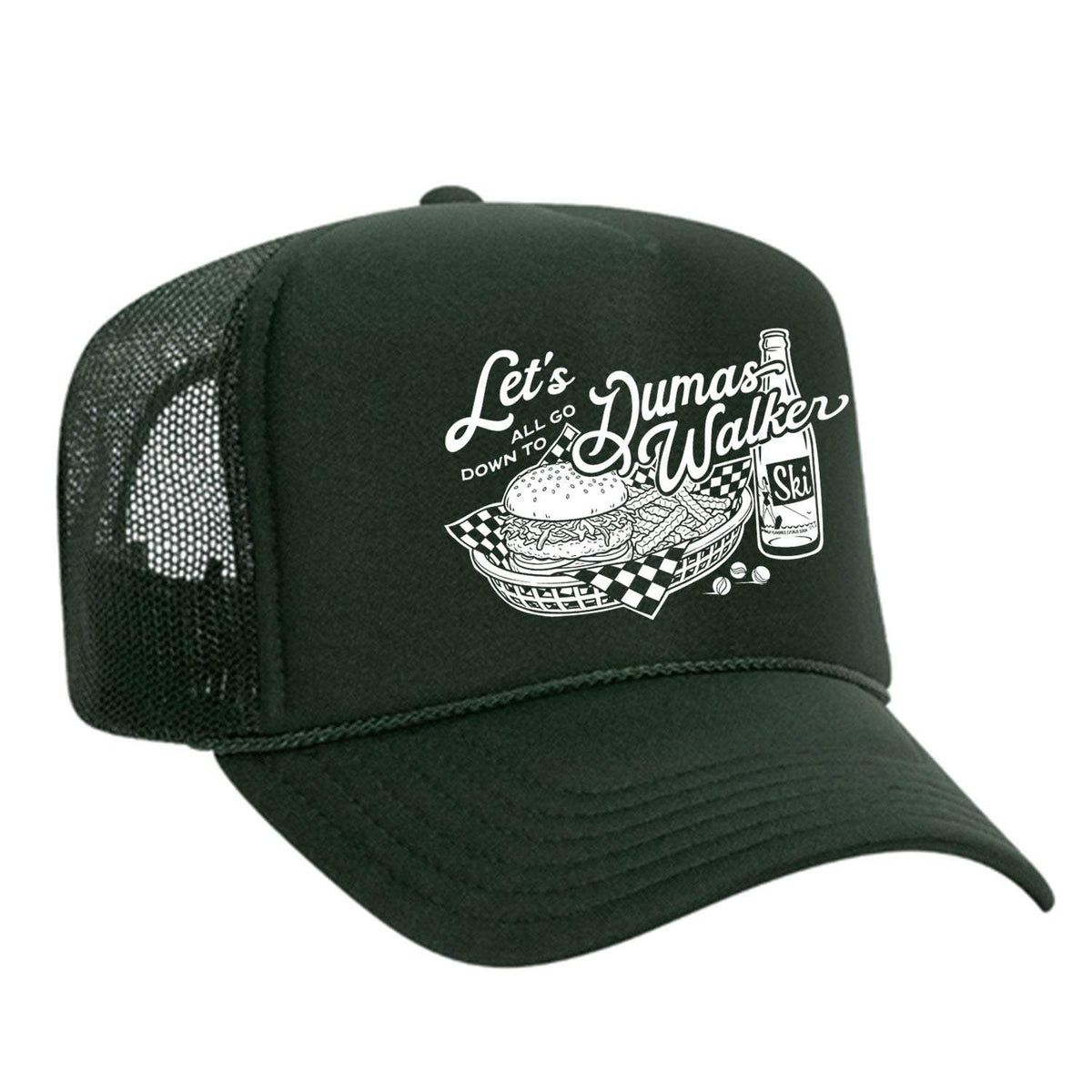 Dumas Walker Foam Trucker Hat - Dark Green