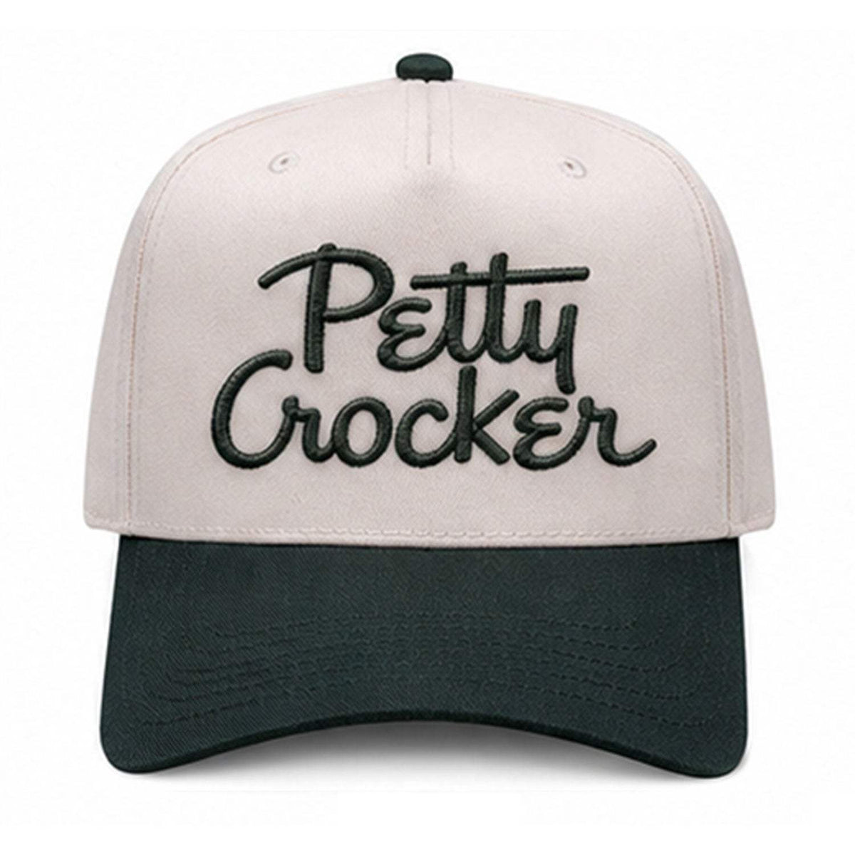 Petty Crocker Embroidered Hat - Natural / Green