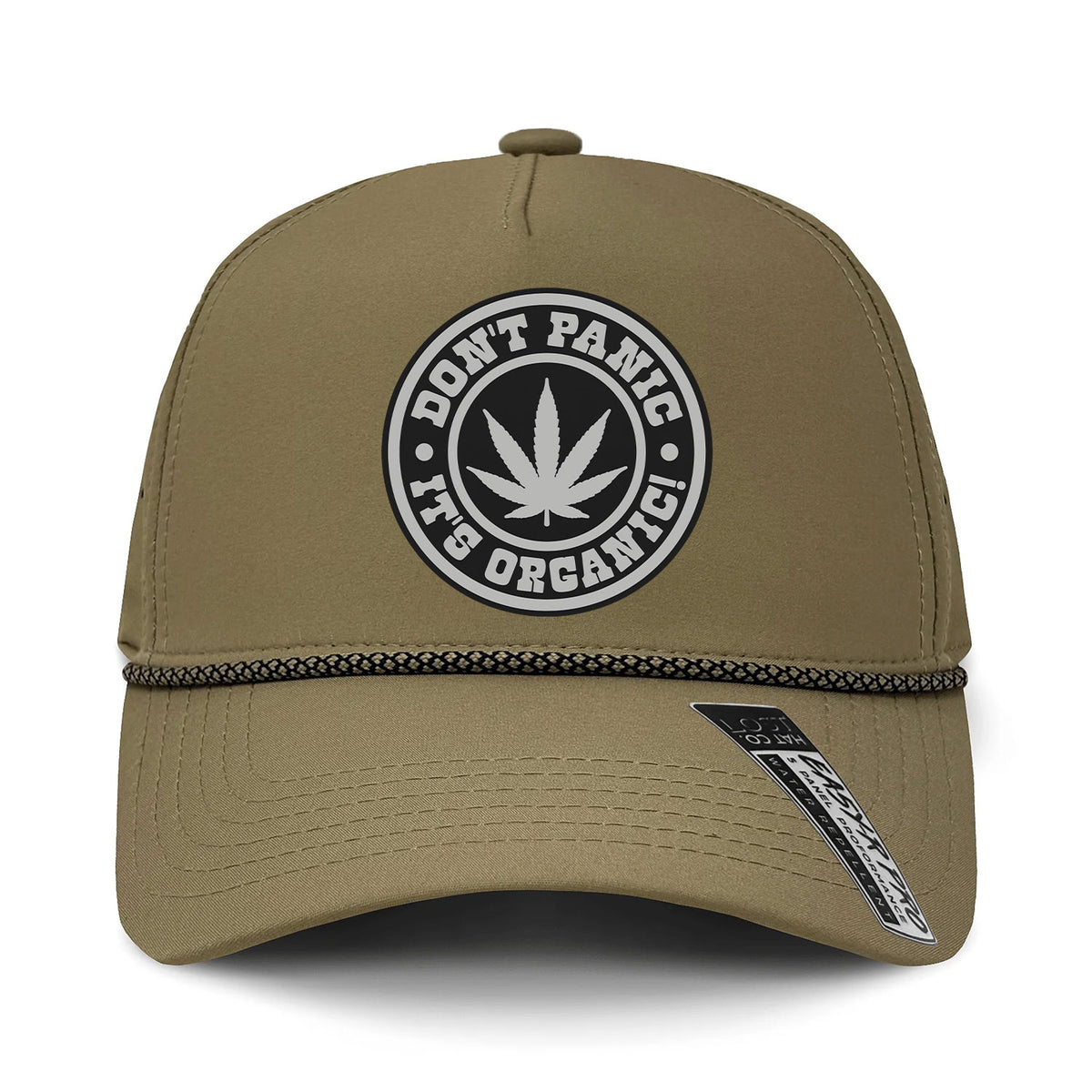 Don't Panic It's Organic Performance Leather Patch Hat