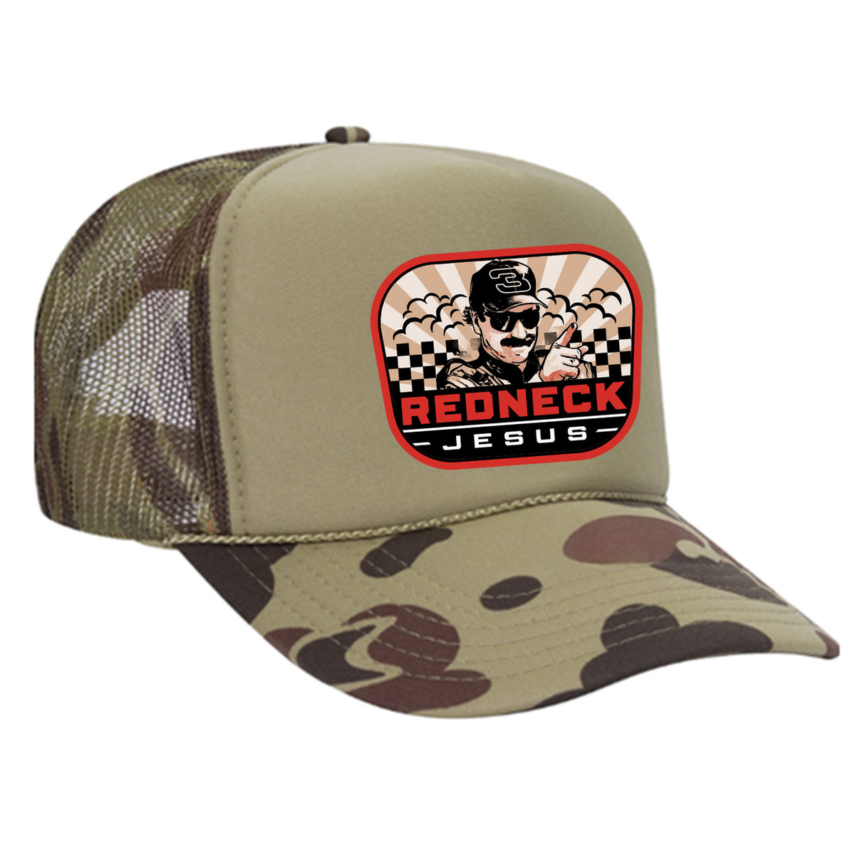 Redneck Jesus Foam Trucker Hat