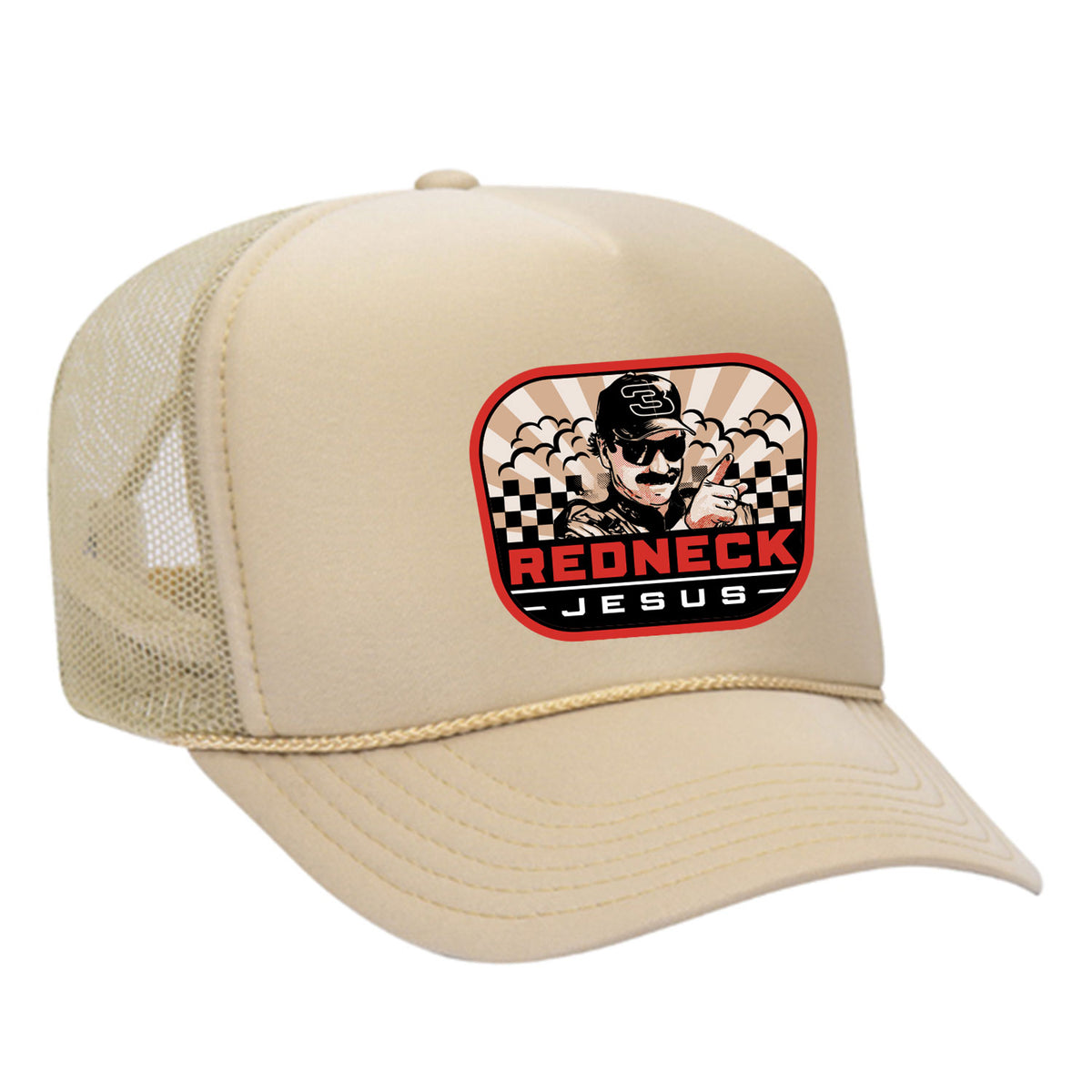 Redneck Jesus Foam Trucker Hat